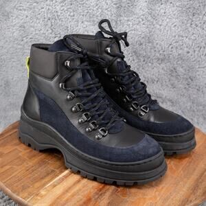 Ted Baker Allicia Womens Size 10 Blue Suede Leather Hiking Boot